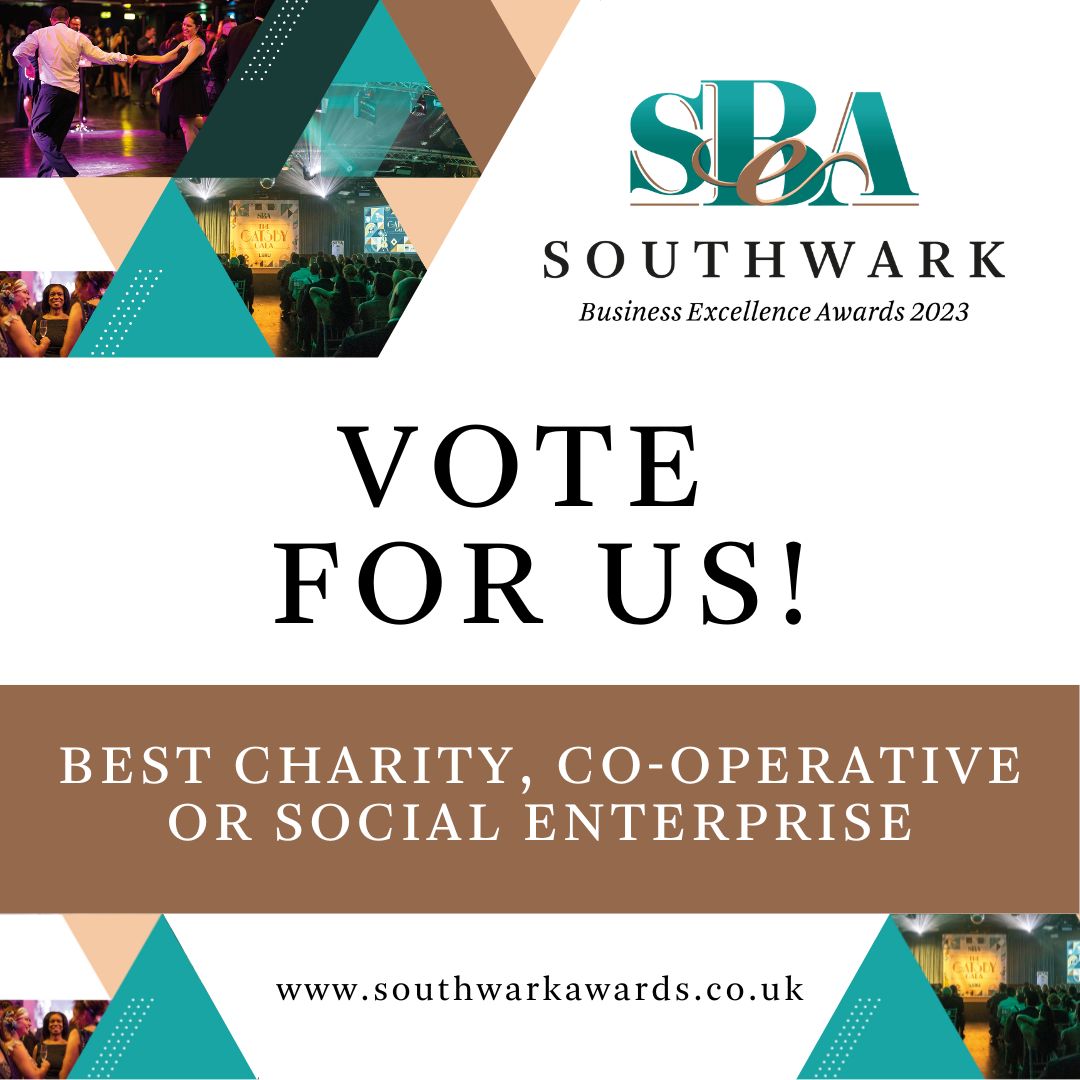 Southwark Vote for us - Best Charity, co-op
